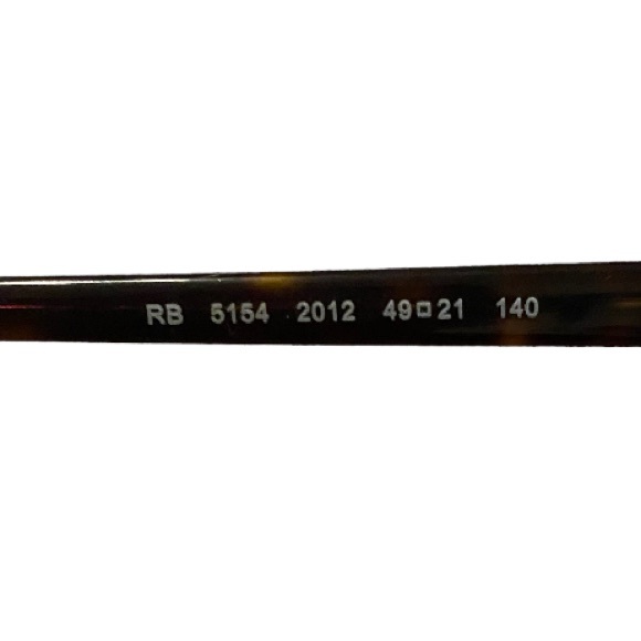 Ray-Ban R×5154 Clubmaster Square Prescription Eyeglass Frames - Picture 3 of 12